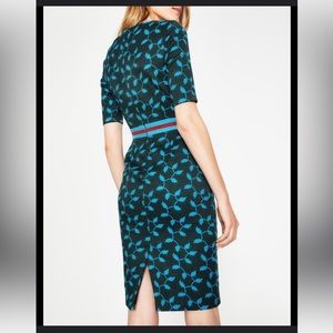 Boden Fleur fitted dress 10L